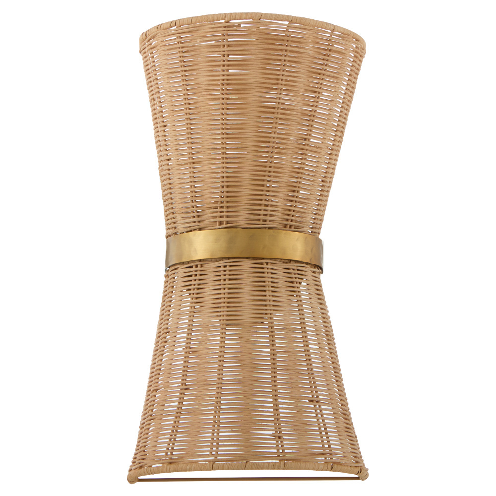 FAIRVIEW 2 LIGHT SCONCE - BRUSHED BRASS
