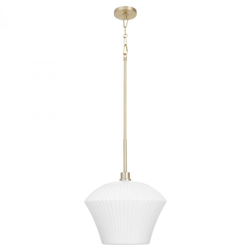 Cassini 15 inches Pendant, Aged Brass