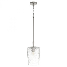 Quorum 3204-65 - Goodwin 8 inches Pendant, Satin Nickel