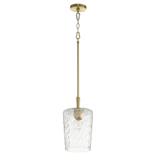 Quorum 3204-80 - Goodwin 8 inches Pendant |Aged Brass