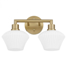 Quorum 5221-2-80 - Cassini 2 Light Vanity, Aged Brass