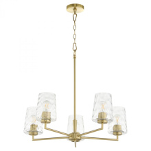 Quorum 6204-5-80 - Goodwin 5 Light Chandelier, Aged Brass