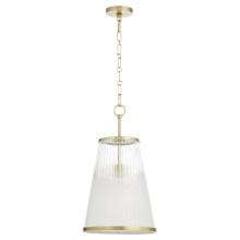 Quorum 8238-13-80 - Providence 13 inches Pendant, Aged Brass