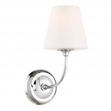 Crystorama 2441-OP-CH - Libby Langdon for Crystorama Sylvan 1 Light Polished Chrome Sconce