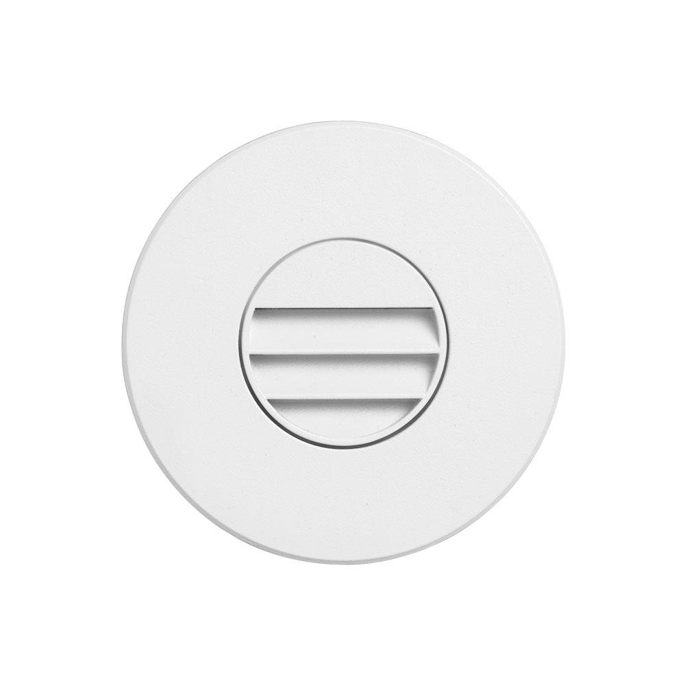 120VAC input, Ø88xH82mm, 2700K, 3.3W IP65, White Wall LED with Louver