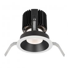 WAC Canada R4RD1T-F835-BKWT - Volta Round Shallow Regressed Trim with LED Light Engine