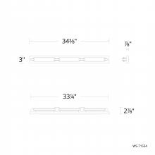 WAC Canada WS-71534-40-BN - Spectacle Bath & Wall Sconce