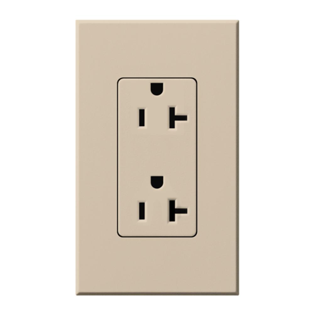 NT 20A TAMPER RESIST RECP TAUPE