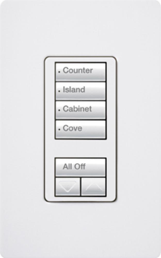RA2 4S WALL KEYPAD PALLADIUM