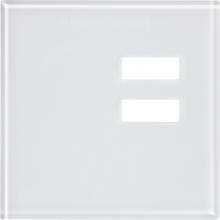 Lutron Electronics LFGI-2B-F-CWH - FP GLASS 2B