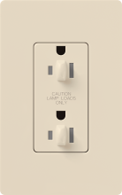 Lutron Electronics NTR-15-DDTR-LA - NOVAT 15 A TMPR RESIST DUAL DIM RECPT LA