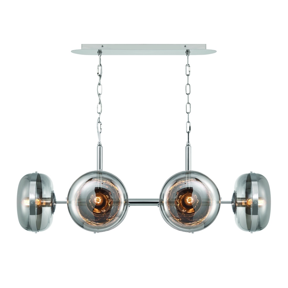 Nottingham 44" Chandelier In Nickel