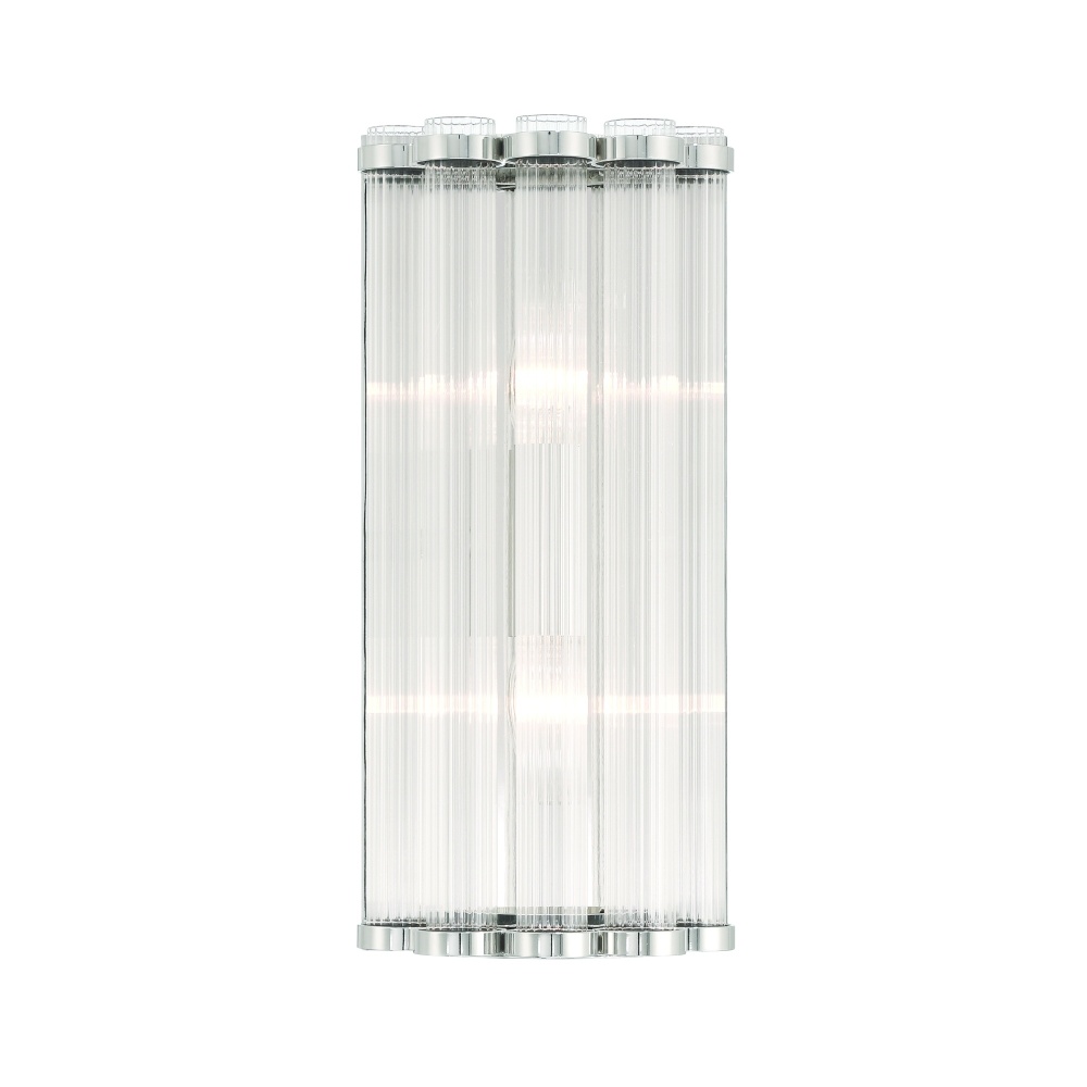 Glasbury 14" Sconce In Nickel