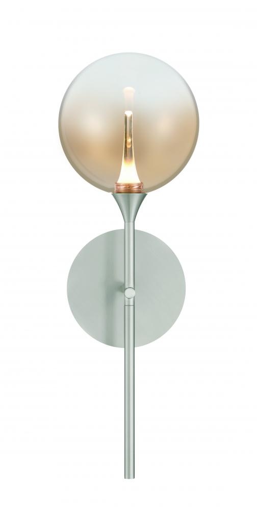 Iissa-Wall Sconce-19In-SN-AM