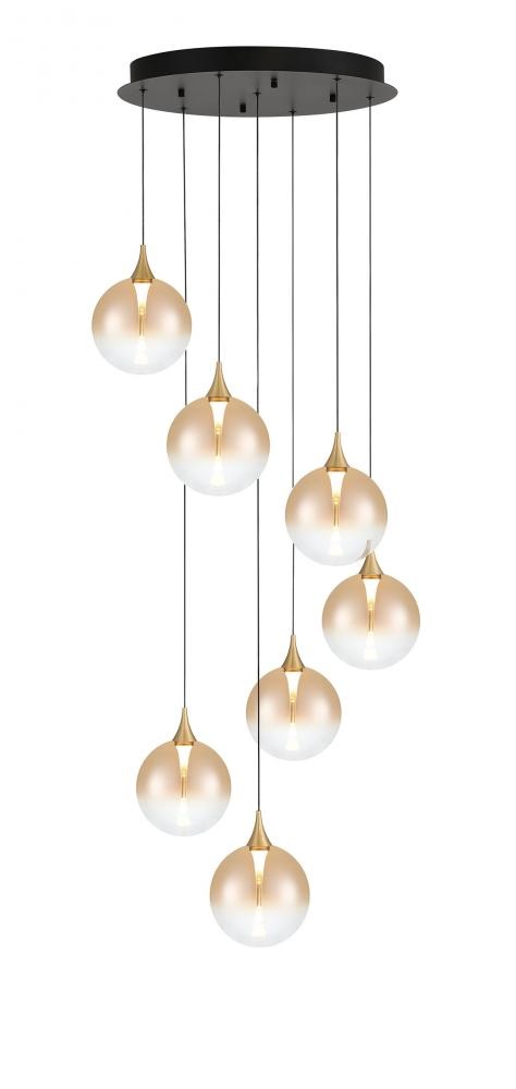 Iissa-Chandelier-7Lt-21In-GD-AM