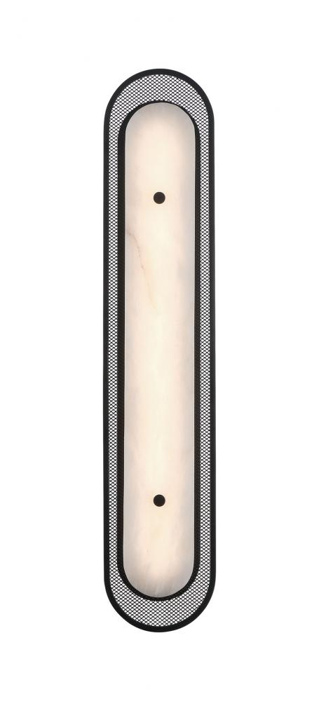 Tramore-Wall Sconce-30In-BK-Alb