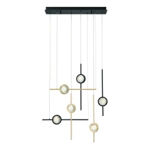Eurofase 47255-036 - Barletta 32" LED Chandelier In Gold And Black