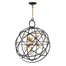 Artcraft AC10956 - Orbit 6-Light Chandelier