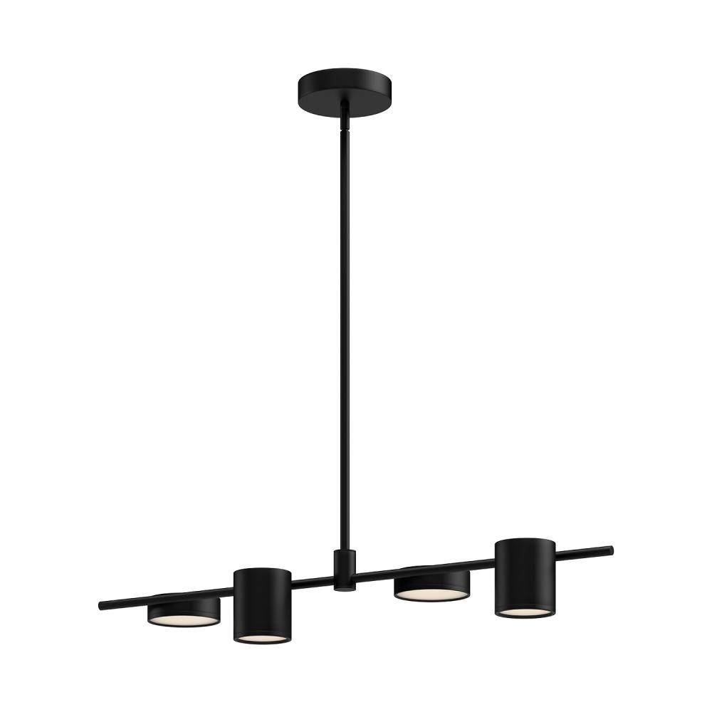 Jayden 40-in Black LED Linear Pendant