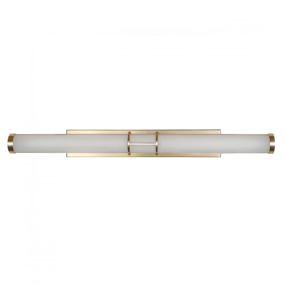 Cylindrius - LED CCT 48 Vanity in Soft Gold