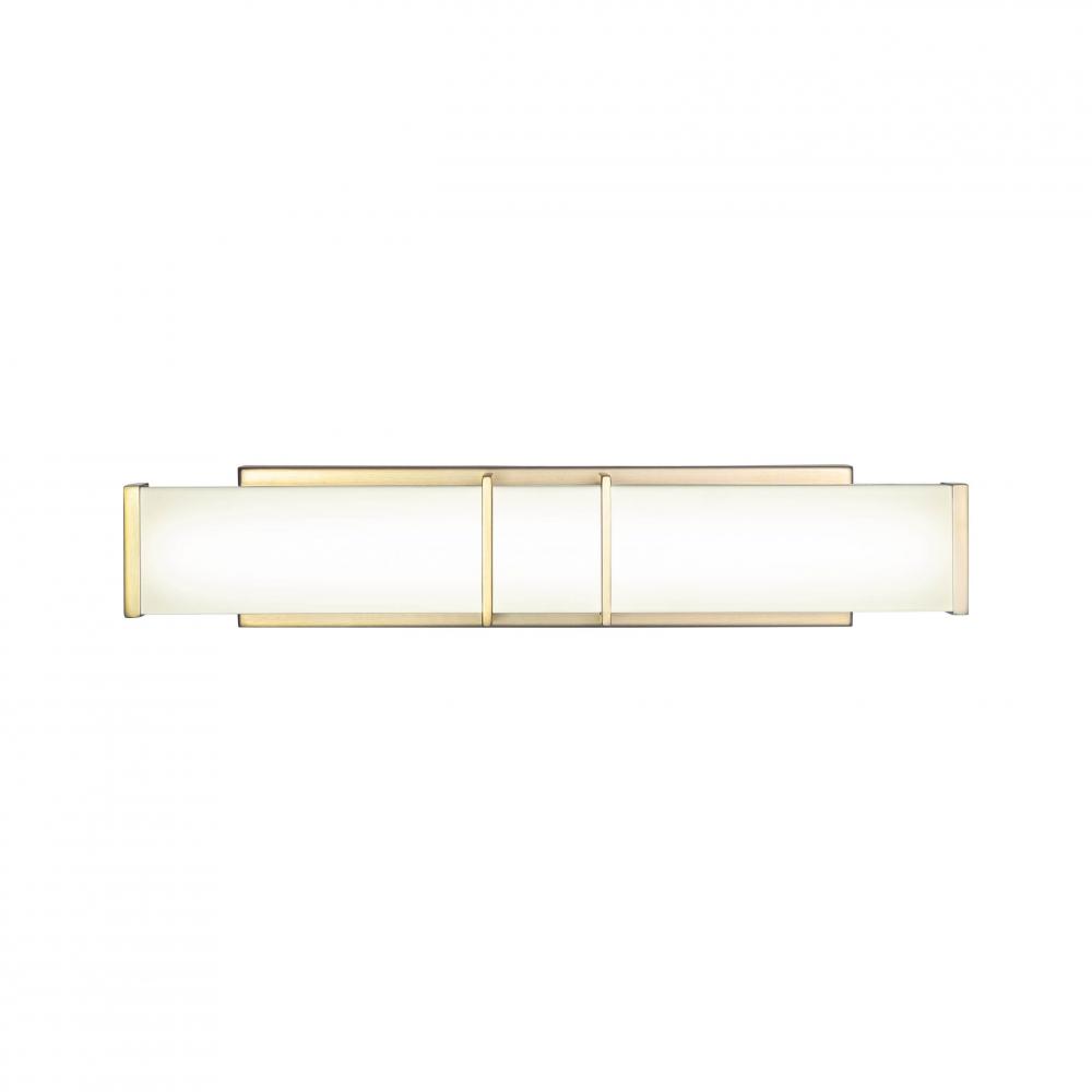 Lateral - LED CCT 24 Vanity in Soft Gold