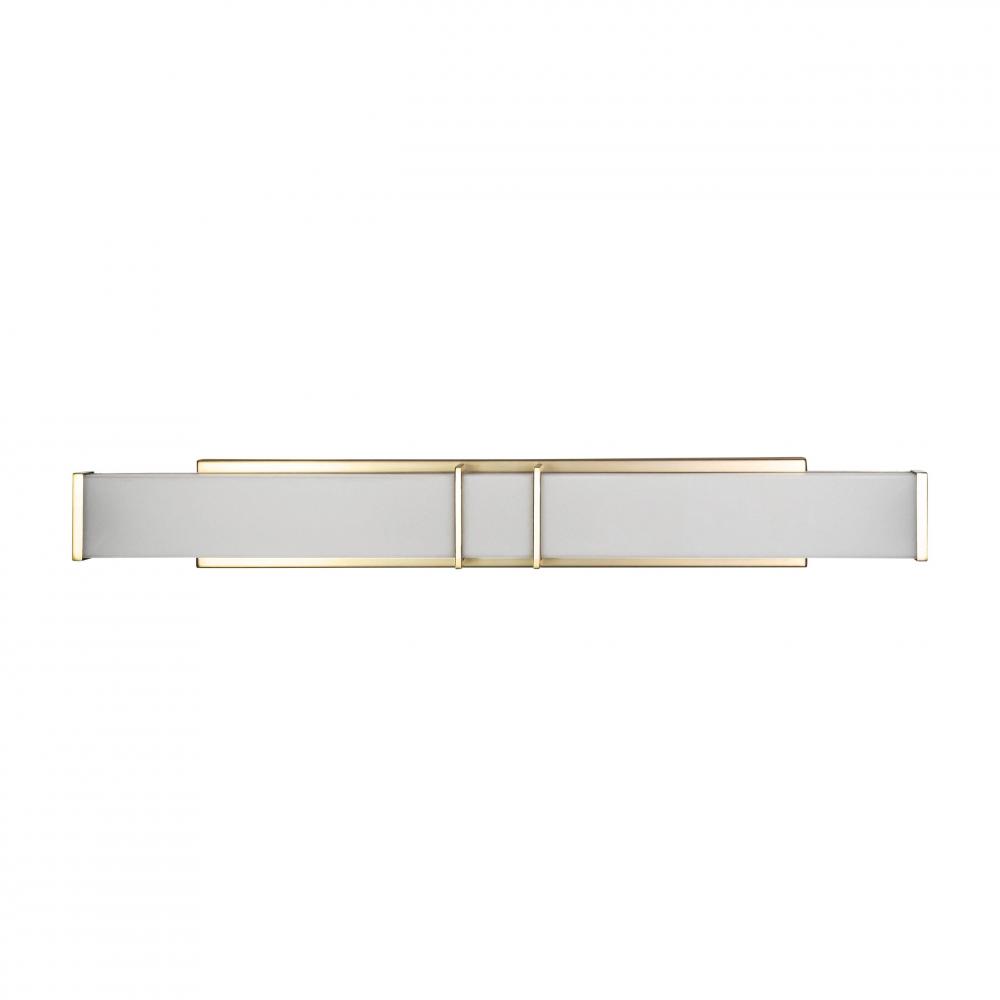 Lateral - LED CCT 36 Vanity in Soft Gold
