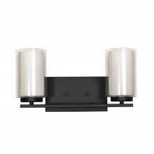 Russell Lighting VL7462/BK - Lenox - 2 Light Vanity In Black