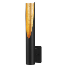 Eglo Canada 204026A - 1 LT Wall Light w/ Black & Gold Finish