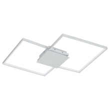 Eglo Canada 204048A - Integrated LED Ceiling / Wall Light w/ Brushed Aluminum Finish & White Acrylic Diffuser