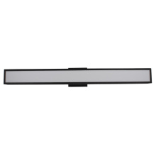 Eglo Canada 204141A - 1 LT Integrated LED Bath/Vanity Light w/ Black Finish & White Acrylic Shade