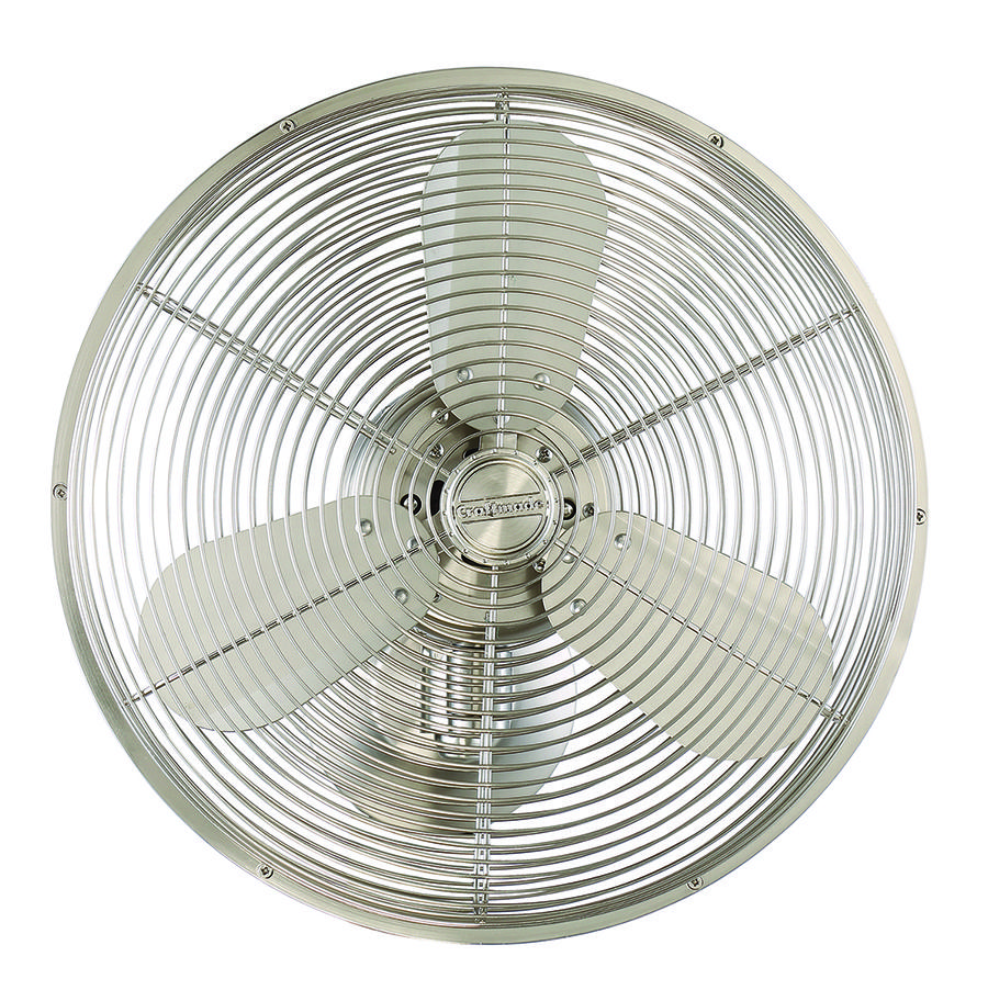 14" Rotating Cage Ceiling Fan w/Swivel Arm