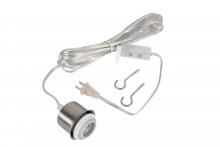 Craftmade SW1001-BNK - 15' Silver Cord w/Socket Kit
