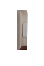 Craftmade PB5004-BNK - Surface Mount LED Lighted Push Button, Thin Rectangle Profile in Brushed Polished Nickel