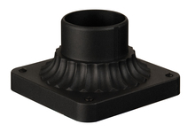 Craftmade Z200-TB - Post Adapter Base for 3" Post Tops in Textured Black